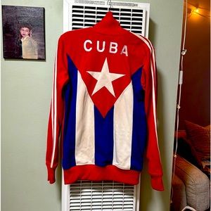 RARE Adidas Originals Track Top Cuba Football Nations 2007